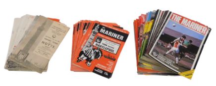 Grimsby Town Interest. Various football programmes, 1960s, etc., to include Grimsby Town vs. Notts