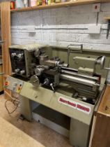 A Harrison M250 lathe, 240 volt single phase, together with chucks, tooling, tool holder, centres