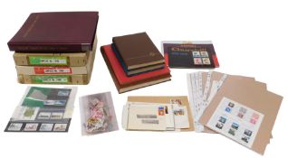 Various Queen Elizabeth II and other collector's stamps, various albums of Royal related,