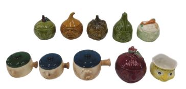 Various Sylvac and other preserve jars, to include Pickled Onion, Beetroot number 4553, 15cm high,