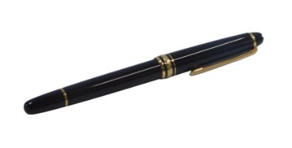 A Montblanc Meisterstuck Classique ballpoint pen, in black, model 12890 RB 163, in a plastic sleeve,