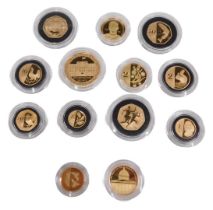 A 2024 United Kingdom 22ct gold proof Royal Mint thirteen coin set, to include five pound Buckingham