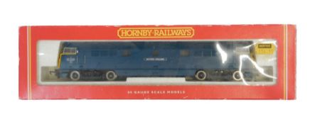 A Hornby Railways OO gauge class 52 diesel locomotive Western Nobleman, D1058, BR blue with yellow