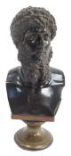 After the Antique. Roman co-Emperor Lucius Verus, a brown patinated bronze bust, numbered 2171,