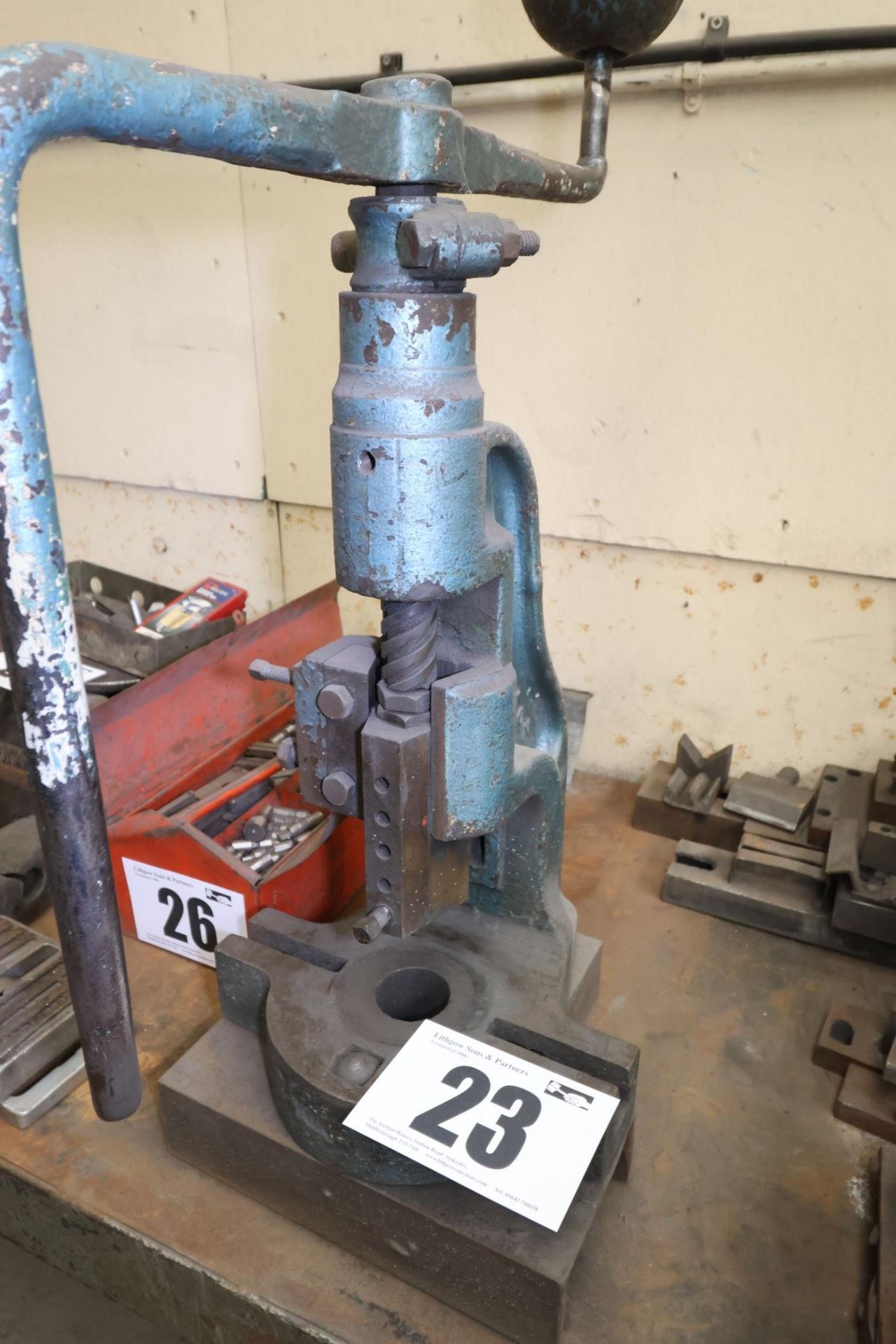 NORTON NO: 2 MANUAL BENCH TOP VERTICAL FLY PRESS