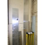 CONTENTS LEANING AGAINST WALL ALUMINIUM OFF CUTS & SHEET MATERIAL