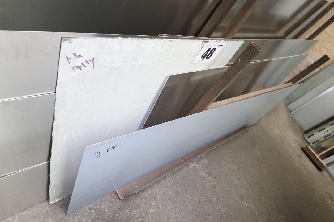 CONTENTS 3X SECTIONS STEEL STOCK RACK ALUMINIUM SHEET MATERIAL