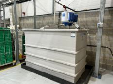 DP&T Limited header tank (3,000 litre capacity) complete with