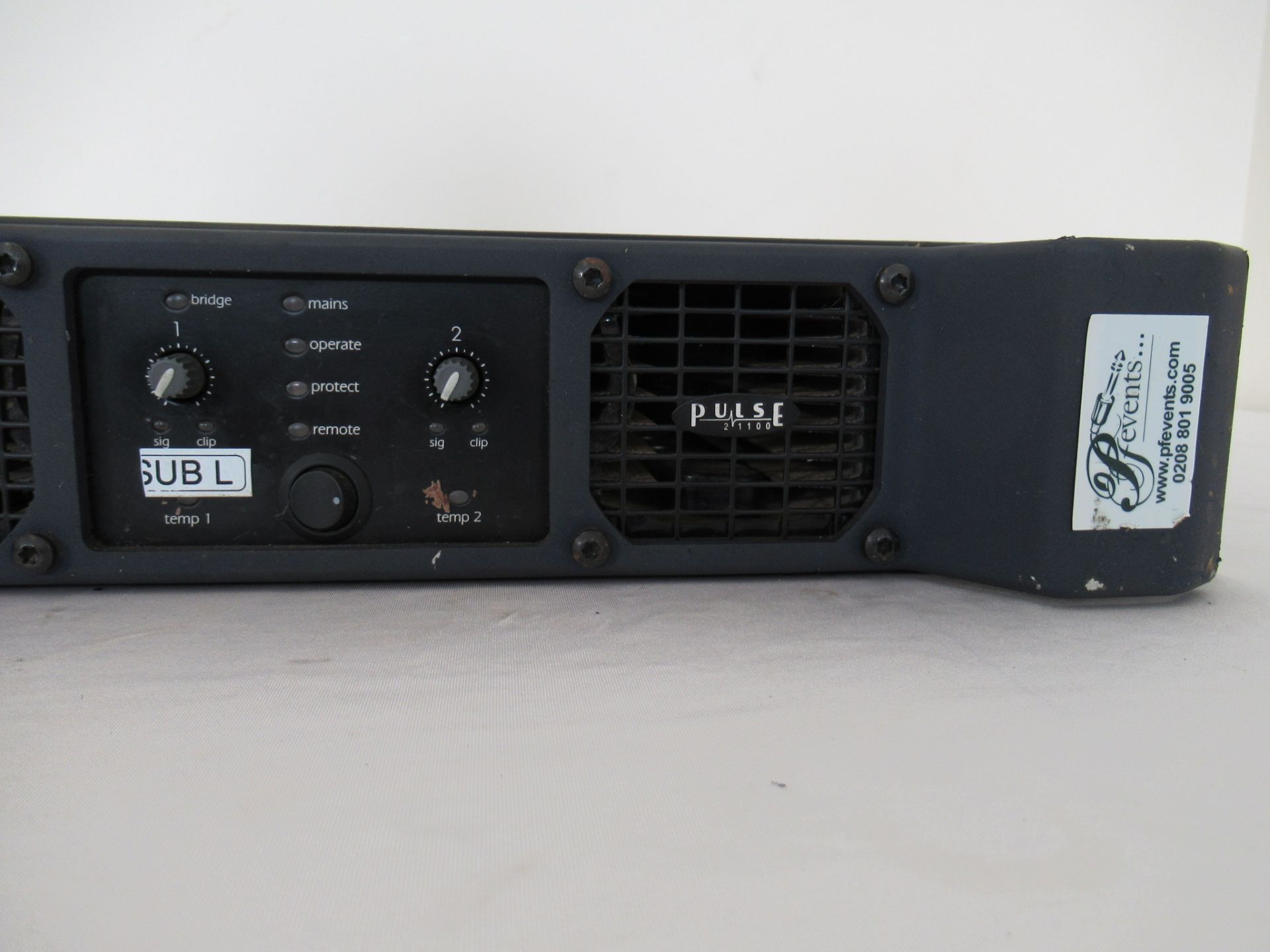 C Audio Pulse 2 1100 Professional Power Amplifier - Image 4 of 7
