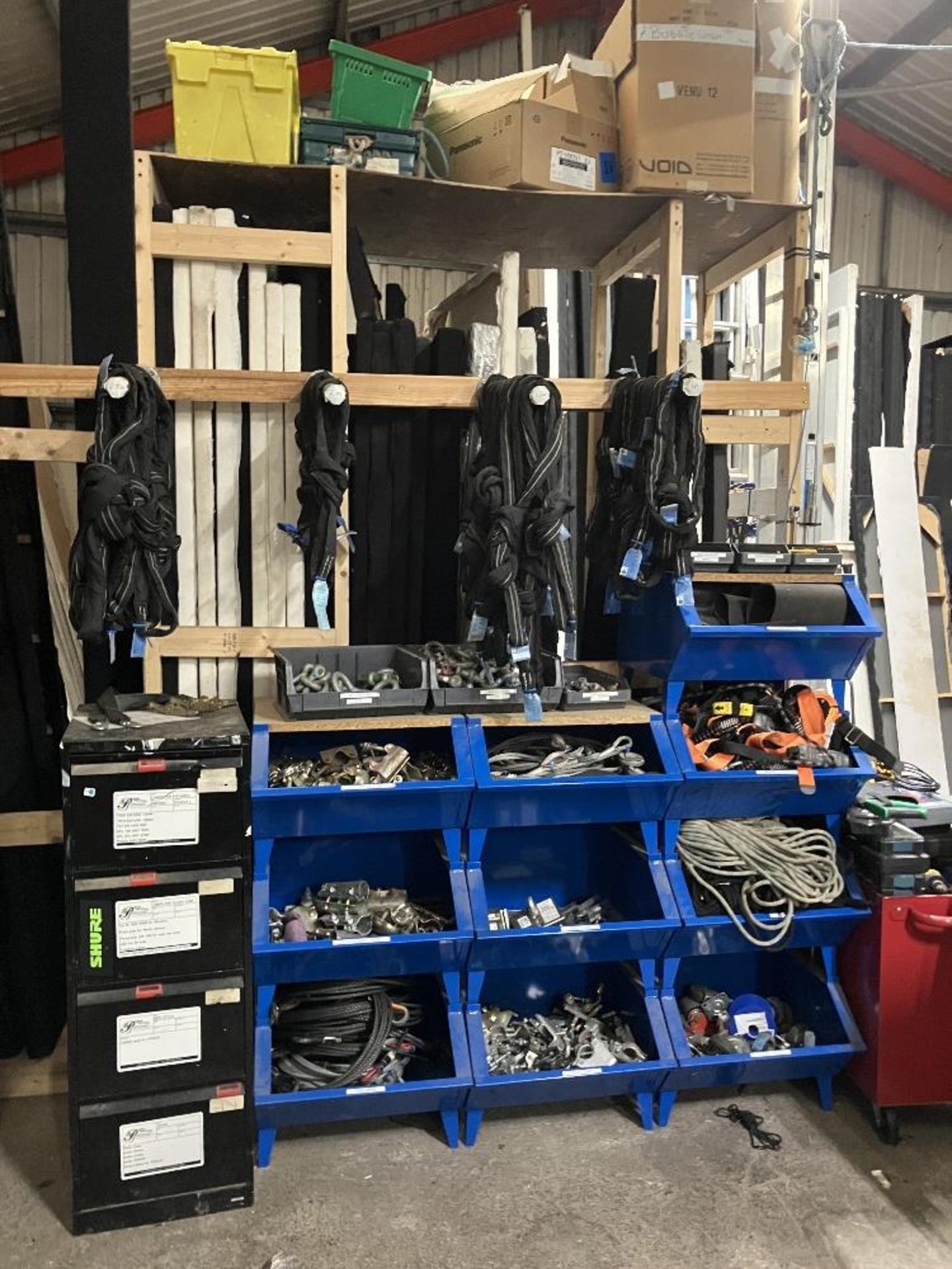 Contents of Rigging Rack