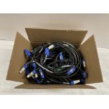 Quantity of Various sized PowerCon Cables