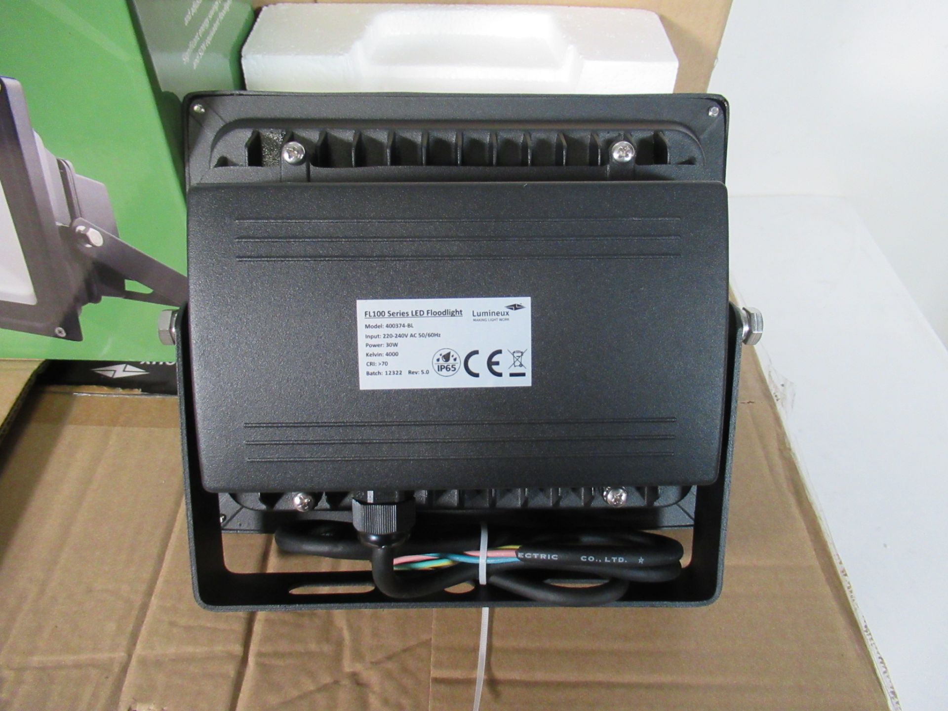 (12) Lumineux FL100 30W LED flood lights - Image 3 of 7