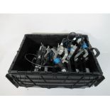 (12) Assorted LED floodlights with hook clamps
