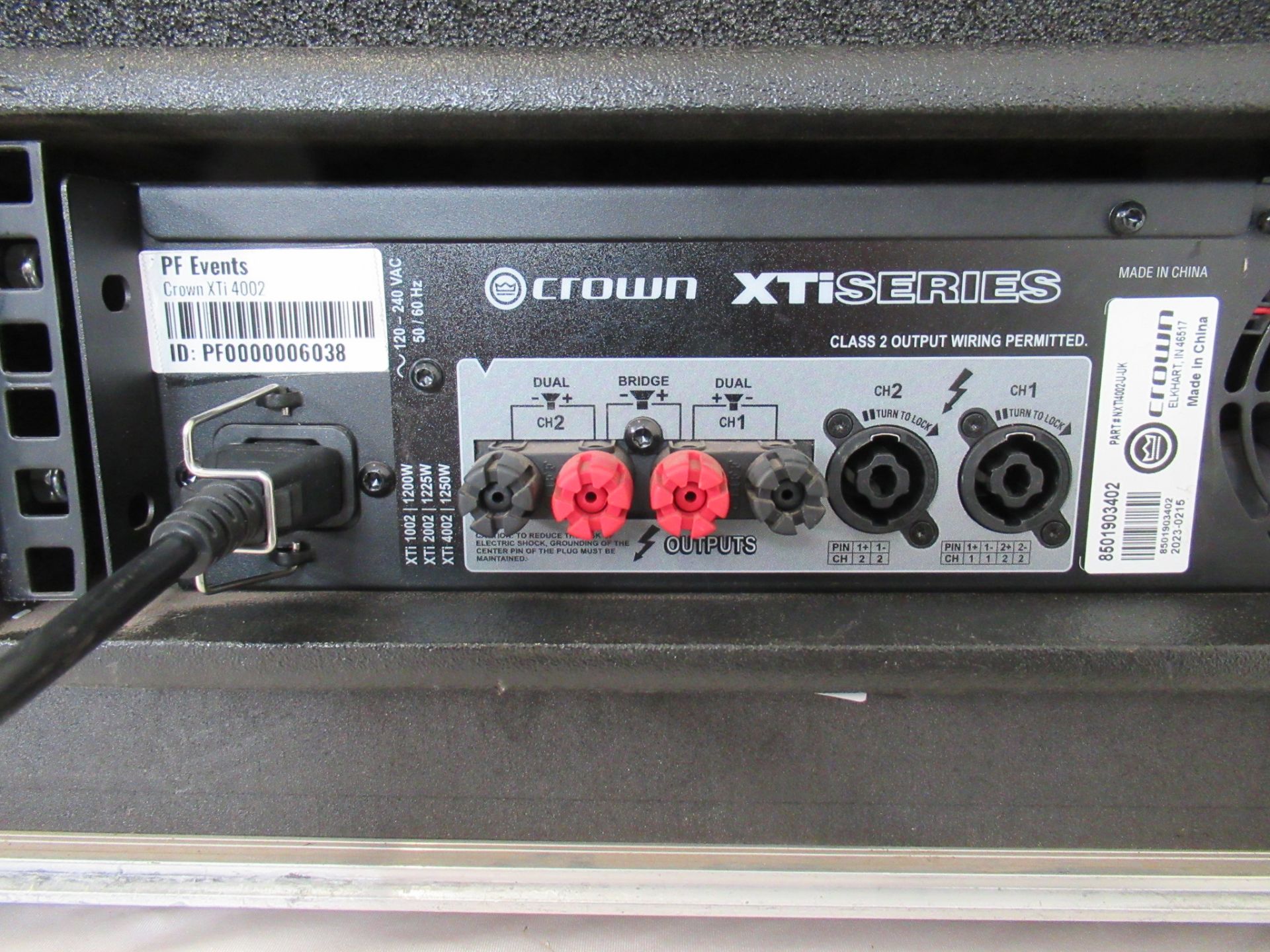 Crown Audio XTi 4002 Two-channel power amplifier - Image 8 of 12