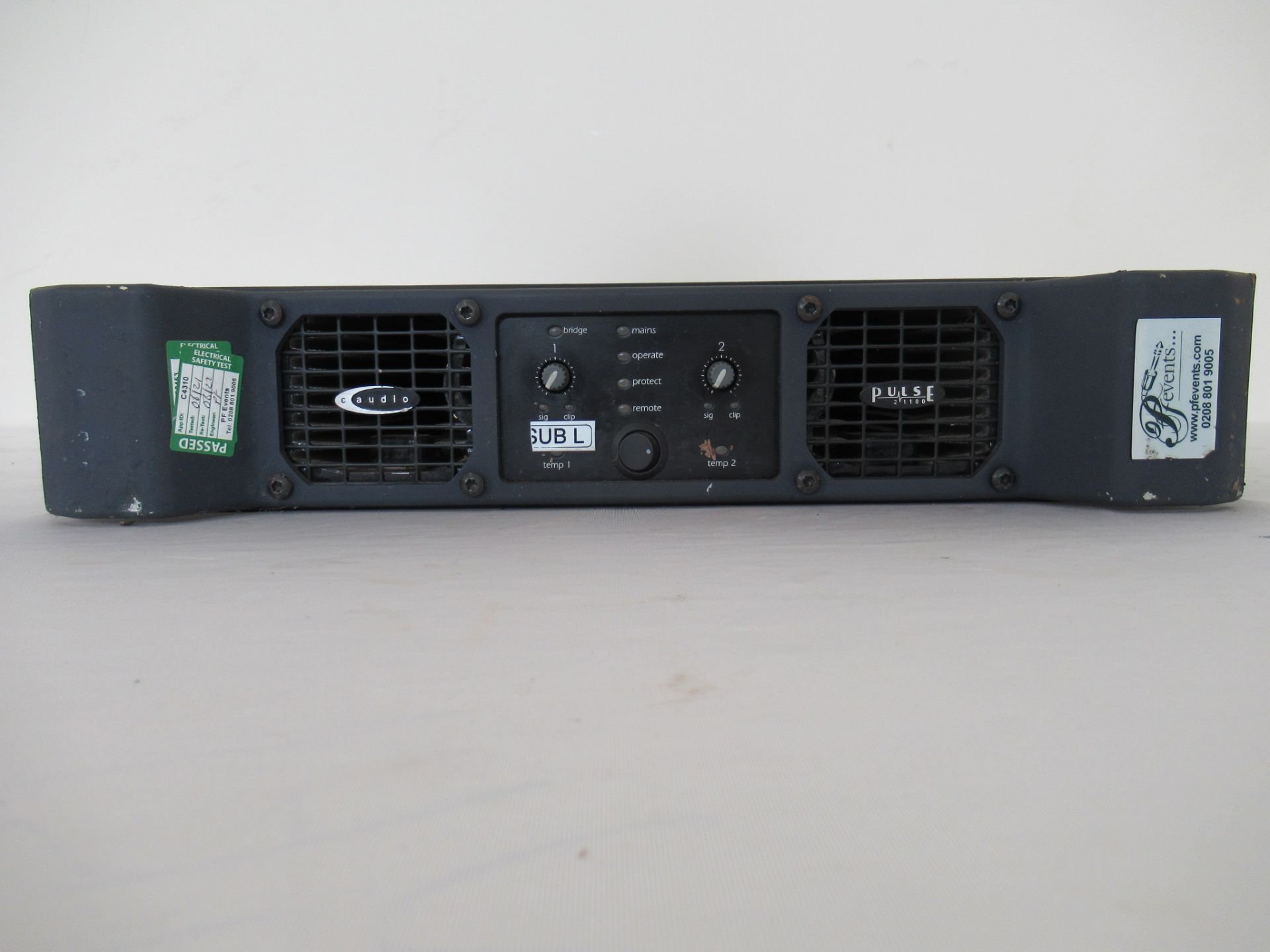 C Audio Pulse 2 1100 Professional Power Amplifier - Image 2 of 7