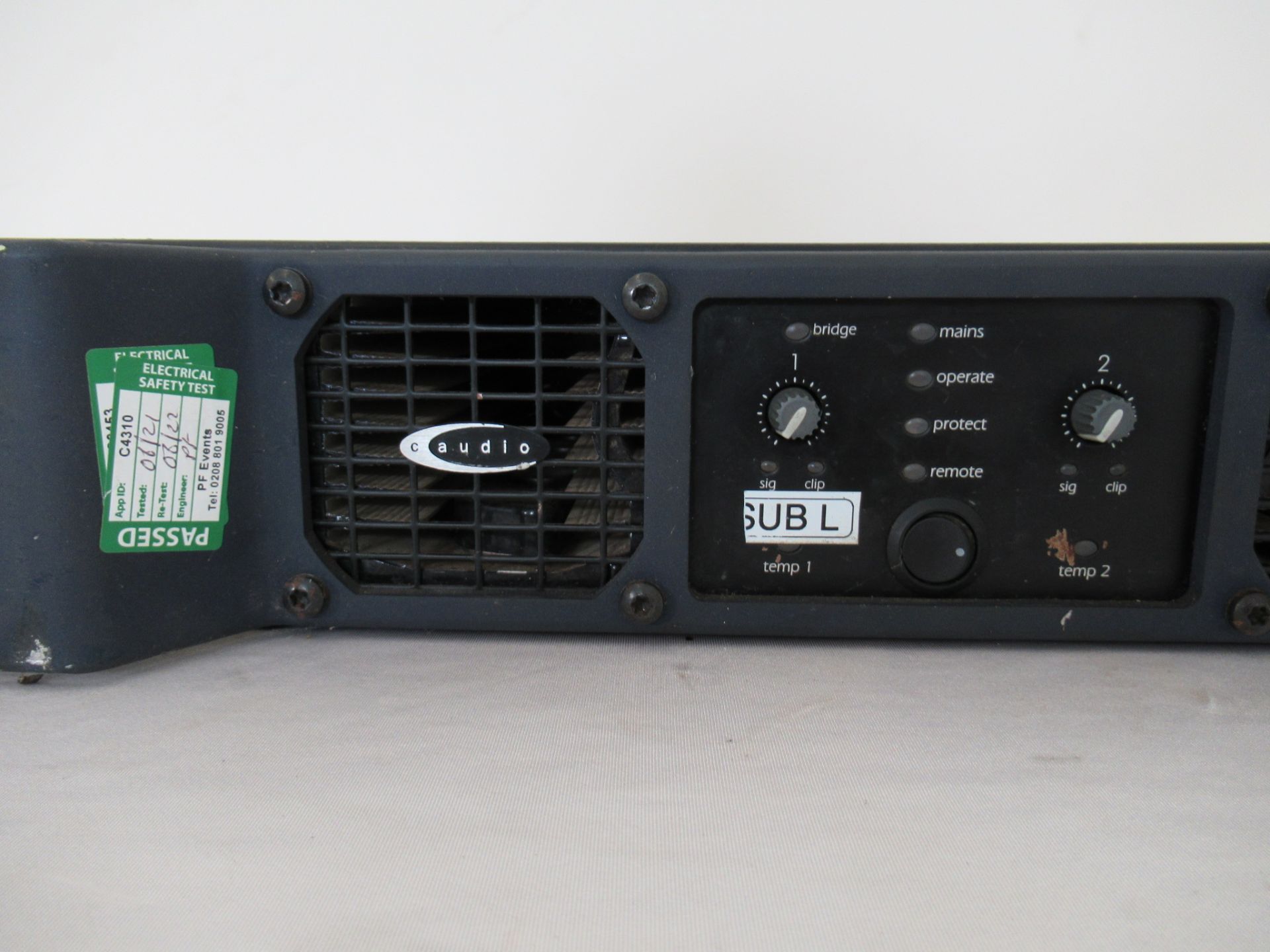 C Audio Pulse 2 1100 Professional Power Amplifier - Image 3 of 7