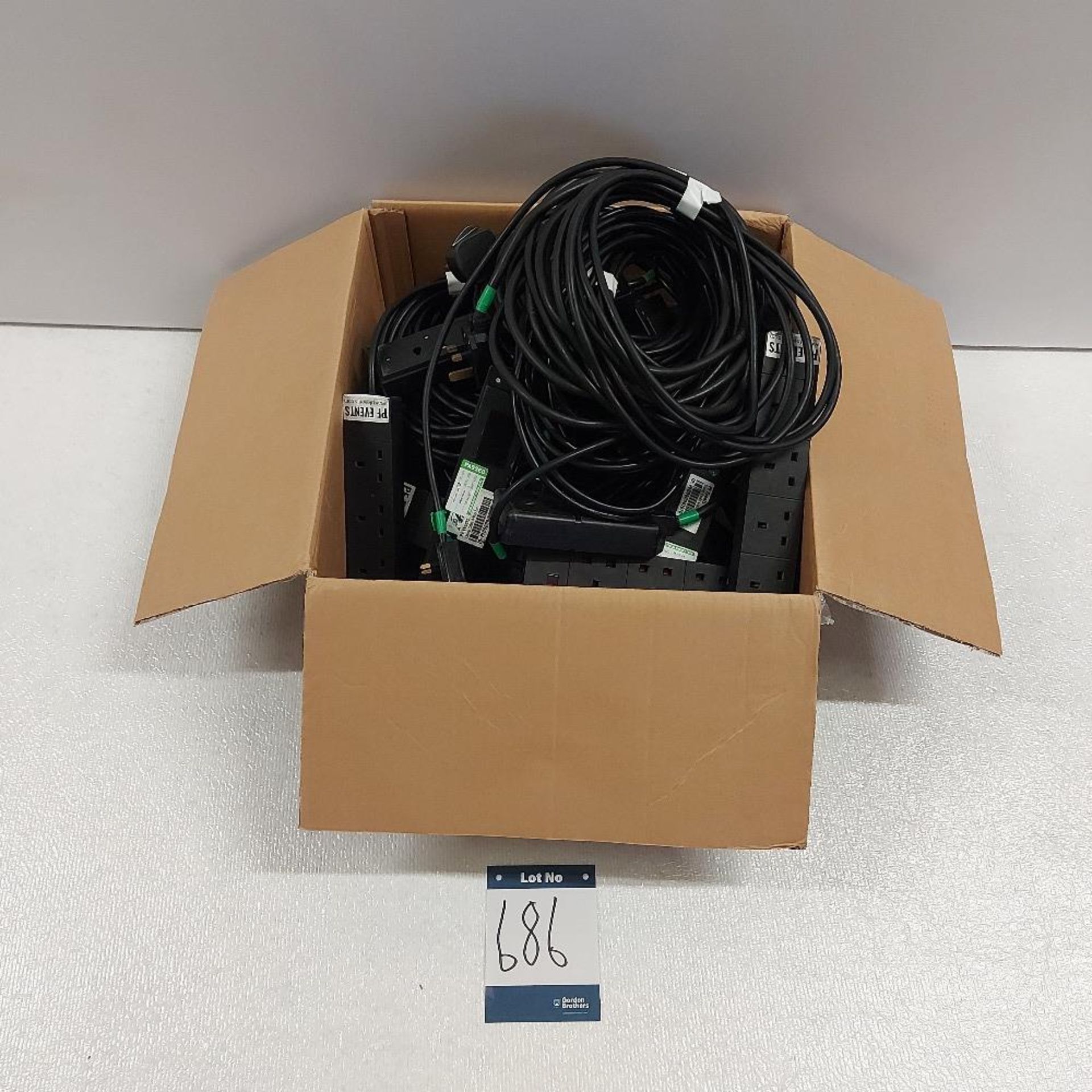 Quantity of 5m 13 amp 4 way Cables