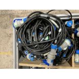 Quantity of 16 amp 3m Cables