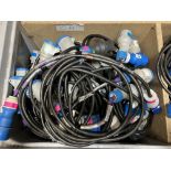 Quantity of 16 amp 2m Cables