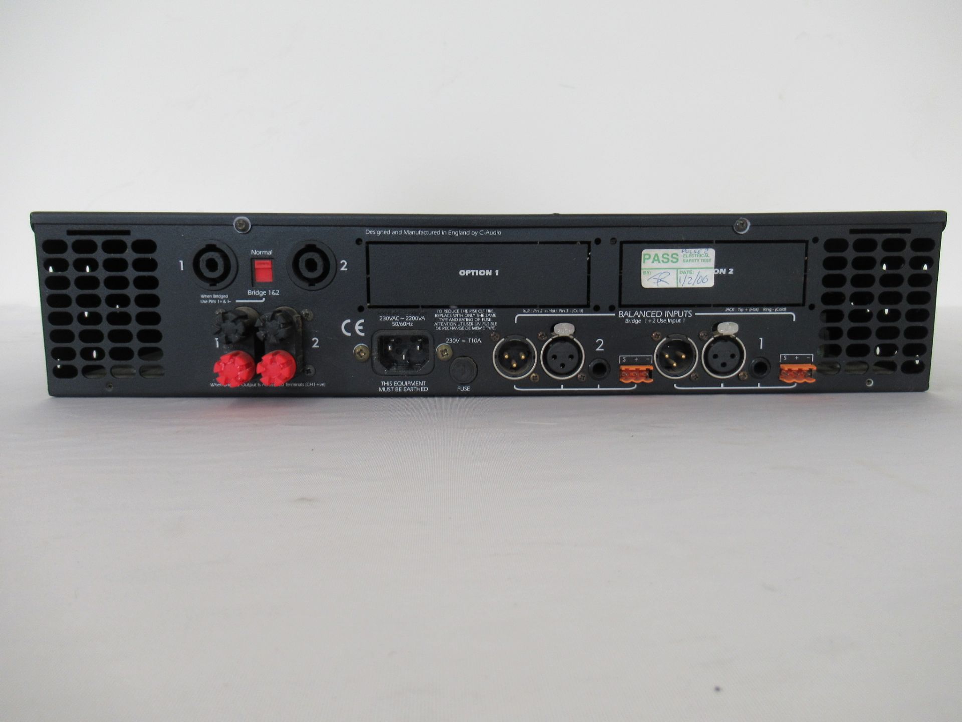 C Audio Pulse 2 1100 Professional Power Amplifier - Image 5 of 7