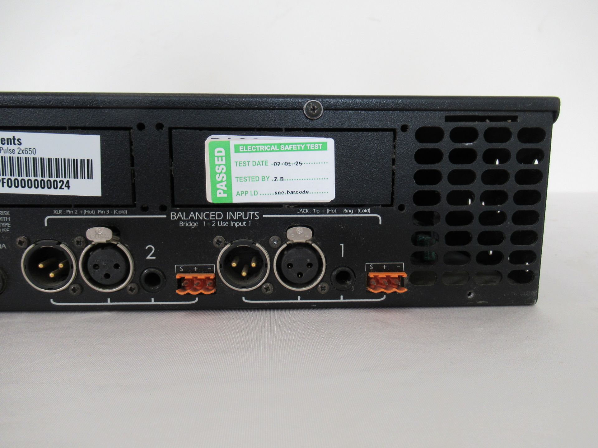 C Audio Pulse 2 650 Professional Power Amplifier - Image 5 of 7