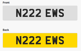 Cherished Number Plate - N222 EWS