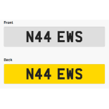 Cherished Number Plate - N44 EWS