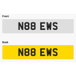 Cherished Number Plate - N88 EWS