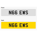 Cherished Number Plate - N66 EWS