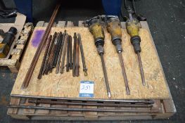 (3) Atlas Copco TEX05PE Pneumatic breakers
