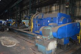 Craven 50 ton capacity roll lathe/borer