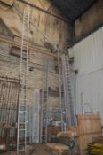 (18) Various Alloy Ladders