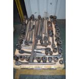 Quantity of sockets, ratchets etc
