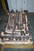 Quantity of sockets, ratchets etc