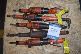 (5) Fuji FG-6H pneumatic straight grinders
