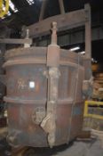 Bottom pouring metal ladle - 45 ton capacity