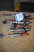 (6) Fuji FG-3H pneumatic straight grinders