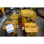 (4) Various 110v transformers