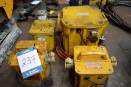 (4) Various 110v transformers