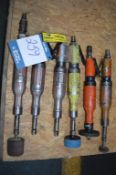 (6) Fuji FG-3H pneumatic straight grinders