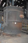 Bottom pouring metal ladle - 60 ton capacity