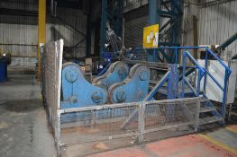 (2) Powered turning rolls Complete with: