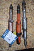 (3) Fuji FG-4H pneumatic straight grinders