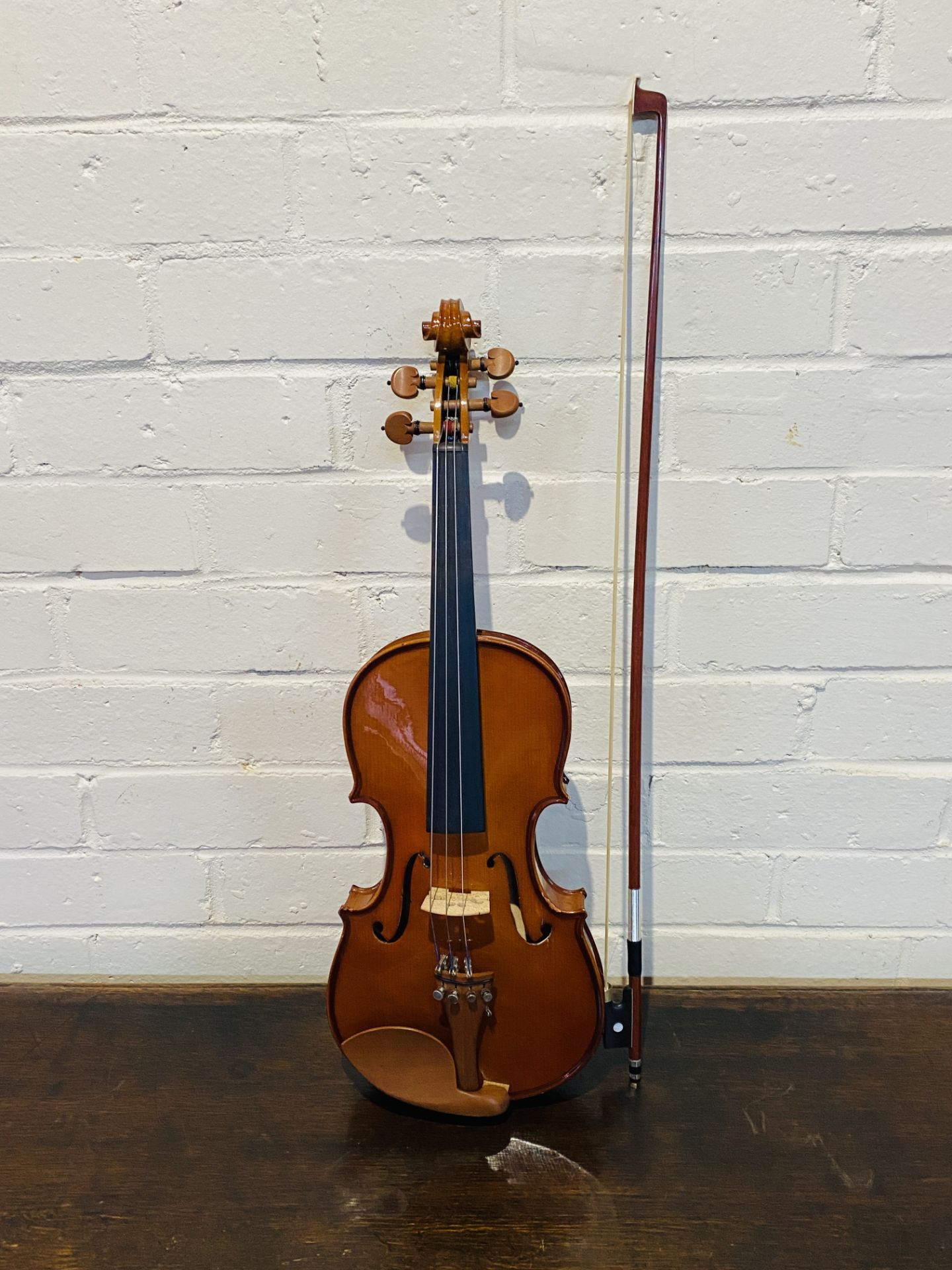 A Cremona violin and bow in travel case - Image 3 of 11