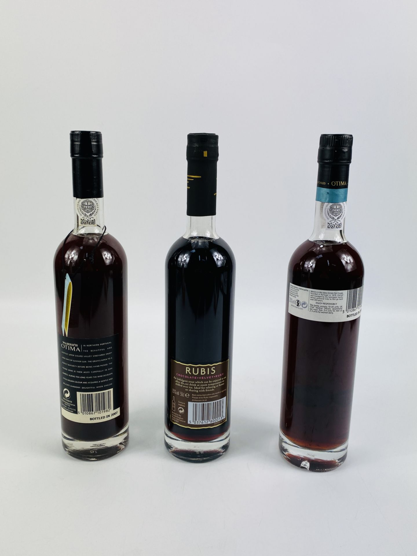 Two 50cl bottles of Warres Otima Port; together with a 50cl bottle of Rubis - Image 6 of 9