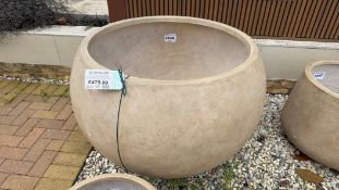 Rustic Bowl Sand D110cm x H72cm,