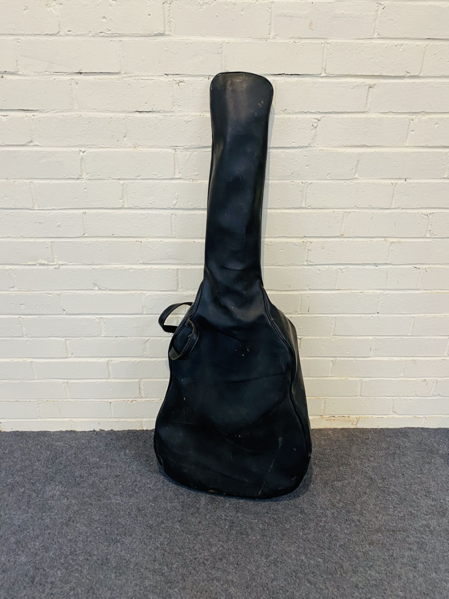 A Kay K-520 six string acoustic guitar with a soft carry case - Image 7 of 8