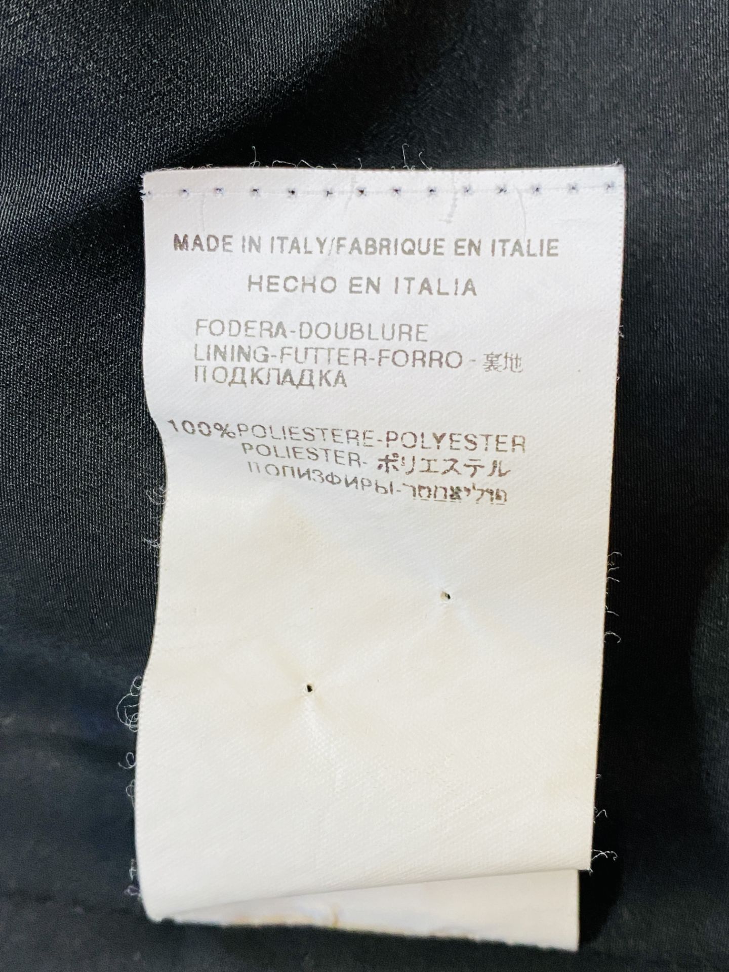 A Valentino 100% virgin wool black jacket - Image 11 of 11