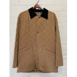 A Burberry quilted coat