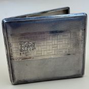 1 Zigaretten-Etui - 800er Silber - 89,93 g